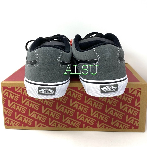 VANS Bearcat Suede Canvas Shoes Men’s Charcoal Grey Size SB Sneakers VN000DT2CWE - Picture 5 of 9